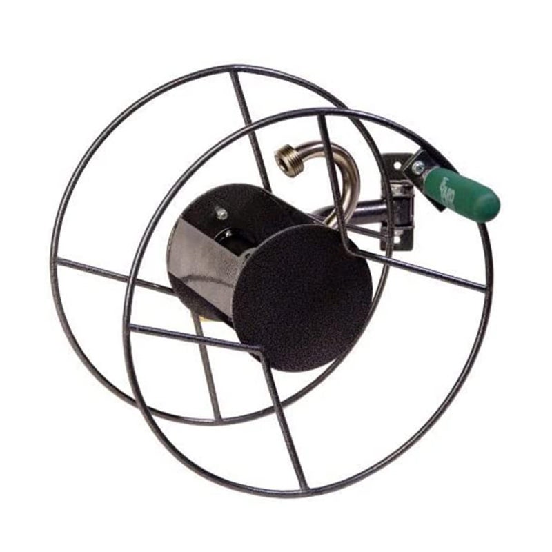 Yard Butler Hose Reel Mounts - Compact and Versatile Garden Hose Holder with Swivel and Mounting Options - Great for Garden Storage, 180 Degree Pivot - Image 3